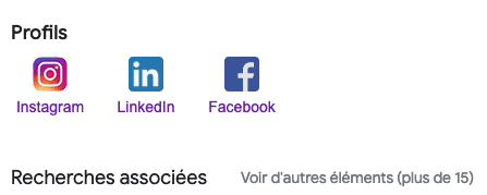 Ajout réseaux sociaux fiche établissement Google